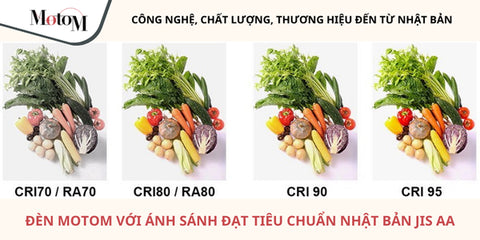 Tiêu chí lựa chọn đèn chất lượng ánh sáng thân thiện với mắt