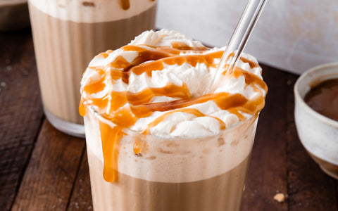 Sinh tố cà phê vị caramel muối