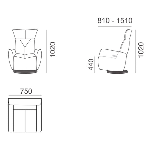 Sofa thư giãn trong nhà Babakagu VE2004, recliner chair, ghế thư giãn chình điện, sofa Nhật