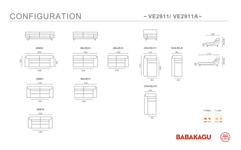 sofa babakagu, sofa Da bò cao cấp, sofa góc trái, sofa góc phải, sofa Nhật