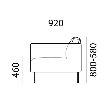 Sofa băng trong nhà Babakagu VE2933A, sofa Da bò cao cấp, sofa Nhật