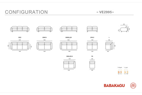 sofa cao cấp Babakagu, sofa Nhật, sofa băng, sofa góc, sofa Da bò, sofa bọc vải, sofa chỉnh điện