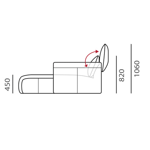 Sofa góc trong nhà Babakagu VE6001, sofa Da bò cao cấp, sofa góc chỉnh điện, sofa Nhật