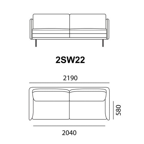 Sofa băng trong nhà Babakagu VE2933A, sofa Da bò cao cấp, sofa Nhật