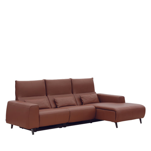 Sofa góc trong nhà Babakagu VE6001, sofa Da bò cao cấp, sofa góc chỉnh điện, sofa Nhật