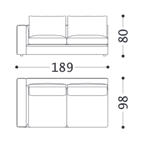 Sofa góc trong nhà ARCO / góc chéo - Cty CP TM TAG sofa góc trong nhà #