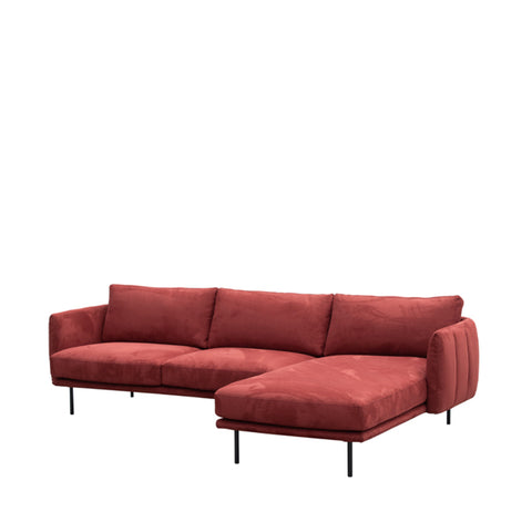 Sofa góc trong nhà Babakagu VE2931A, sofa Da bò cao cấp, sofa Nhật