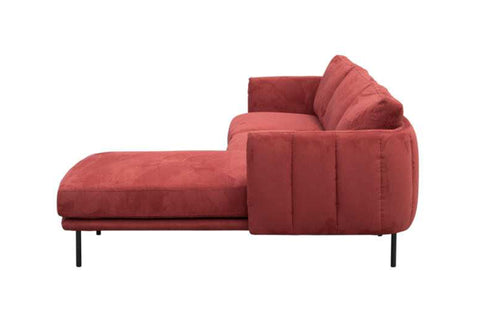 Sofa góc trong nhà Babakagu VE2931A, sofa Da bò cao cấp, sofa Nhật