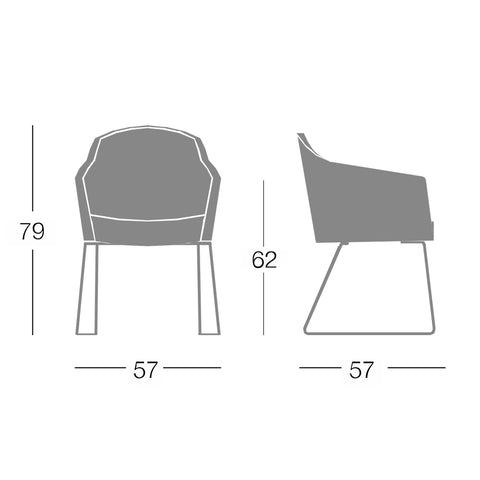 Ghế armchair, ghế tiếp khách Grace