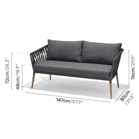 lifestylegarden, liestyle garden, sofa ngoài trời, armchair ngoài trời, sofa băng ngoài trời, sofa góc ngoài trời, Ipanema sofa, bàn sofa ngoài trời, bàn coffee ngoài trời, bàn ipanema