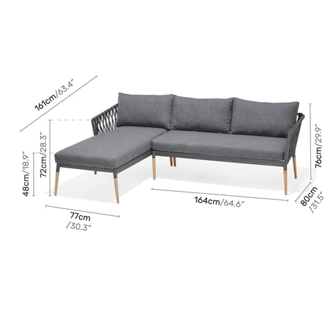 Bộ sofa góc ngoài trời IPANEMA - Cty CP TM TAG bộ sofa góc ngoài trời #