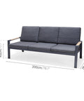 Bộ sofa ngoài trời PANAMA dark - Cty CP TM TAG bộ sofa ngoài trời #