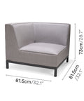 Bộ sofa góc ngoài trời RUBY - Cty CP TM TAG bộ sofa góc ngoài trời #