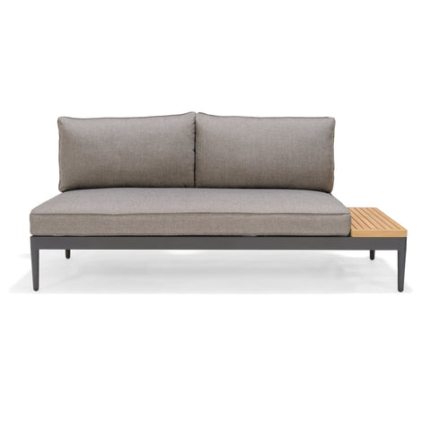 Bộ ghế sofa góc ngoài trời Topaz dark grey