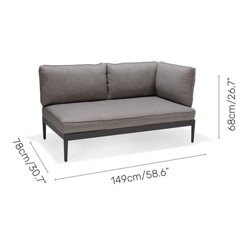 Bộ ghế sofa góc ngoài trời Topaz - Cty CP TM TAG sofa góc ngoài trời #