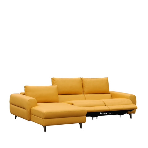 Sofa góc trong nhà Babakagu VE6006, sofa Da bò cao cấp, sofa góc chỉnh điện, sofa Nhật