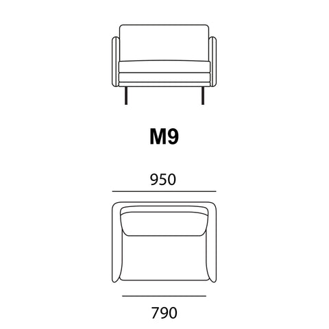 Sofa băng trong nhà Babakagu VE2933A, sofa Da bò cao cấp, sofa Nhật