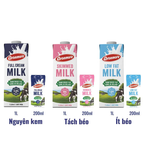 Sữa tươi tiệt trùng nguyên kem Avonmore 1L - Cty CP TM TAG Milk #