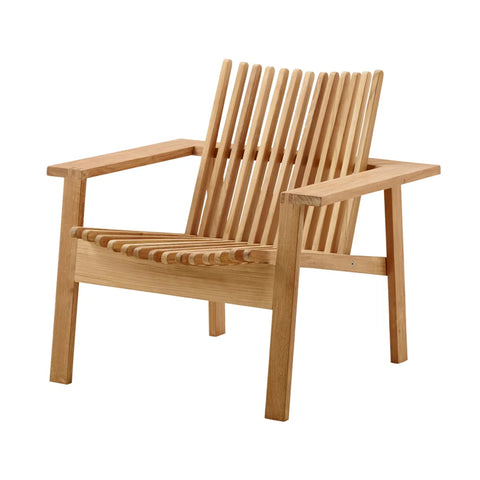 Ghế armchair ngoài trời FOLD, ghế thư giãn ngoài trời gỗ Sồi