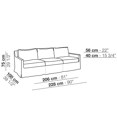 Sofa băng trong nhà COSY, sofa Da bò cao cấp