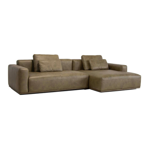 Ghế sofa thư giãn Eddie - góc trái, sofa Da bò, sofa băng, sofa góc