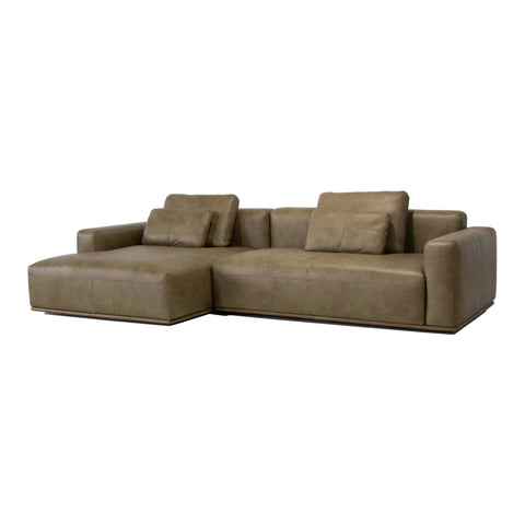 Ghế sofa thư giãn Eddie - góc phải, sofa Da bò, sofa góc, sofa băng