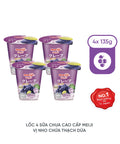 Sữa chua thạch dừa hương vị Nho Meiji 4x135ml - Cty CP TM TAG Yogurt #