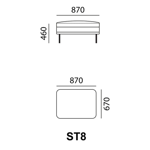 Sofa băng trong nhà Babakagu VE2933A, sofa Da bò cao cấp, sofa Nhật